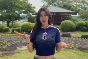 這么可愛活潑又漂亮的日本女球迷，誰不喜歡呢