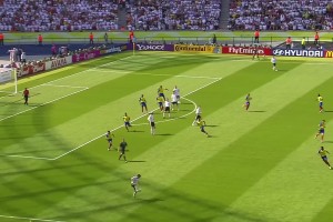 06年世界杯德國(guó)3-0完勝厄瓜多爾！克洛澤雙響+空慶祝！