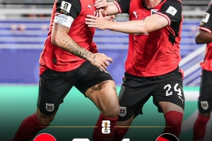 羅馬諾社交媒體發(fā)布奧地利戰(zhàn)勝約旦海報(bào)，比分卻是2-1