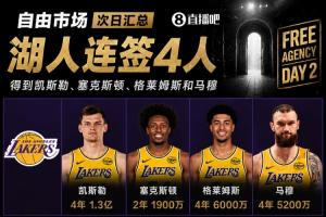 自由市場次日綜述：湖人連續(xù)簽約四員大將迎凱斯勒，斯瑪特轉(zhuǎn)投火箭隊(duì)