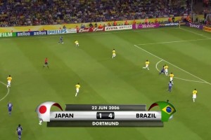 06年這只日本隊(duì)，竟靠這記零度角爆射先讓五星巴西冒了冷汗