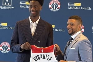 奇才官方宣布：狀元迪班薩將改穿4號(hào)球衣開啟NBA征程
