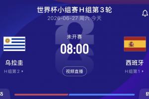 阿斯：烏拉圭與西班牙比賽時段存在雷暴預(yù)警，可能遭遇閃電影響比賽進行