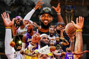 八年歲月！ESPN發(fā)布海報向詹姆斯湖人之旅致敬：這段征程實屬精彩