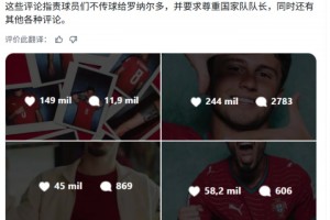 葡萄牙多名球員的Ins遭大量評(píng)論洗板，指責(zé)球員們不傳球給C羅