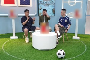 黃健翔社媒：我們仨可真不是“梅吹”，因為梅西踢球不用吹