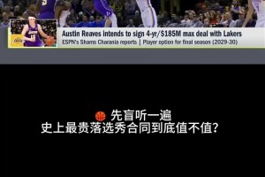 一分鐘聽懂NBA史上最貴落選秀合同到底值不值，里夫斯1.85億續(xù)約