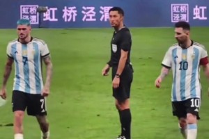 名場面：馬寧怒斥德保羅，梅西在一旁笑了