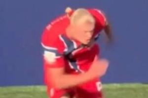 哈蘭德前場逼搶畫面爆紅，單圖觀看量達(dá)1500萬……令人咋舌…